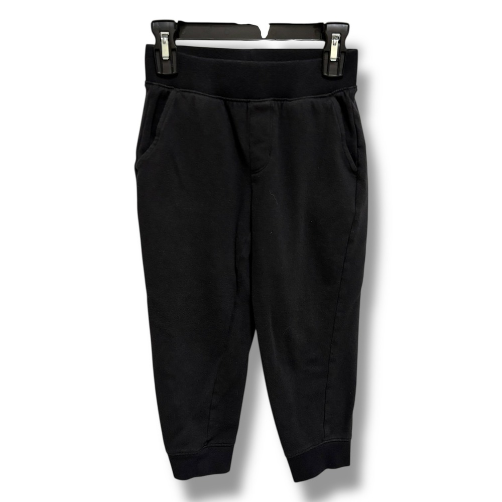 Athletic Works Boys Fleece Jogger Pants Black Size S 6-7 Sweatpants Pockets